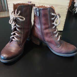 Pikolinos Le Mans Mid Heel Ankle Boots Size UK 38